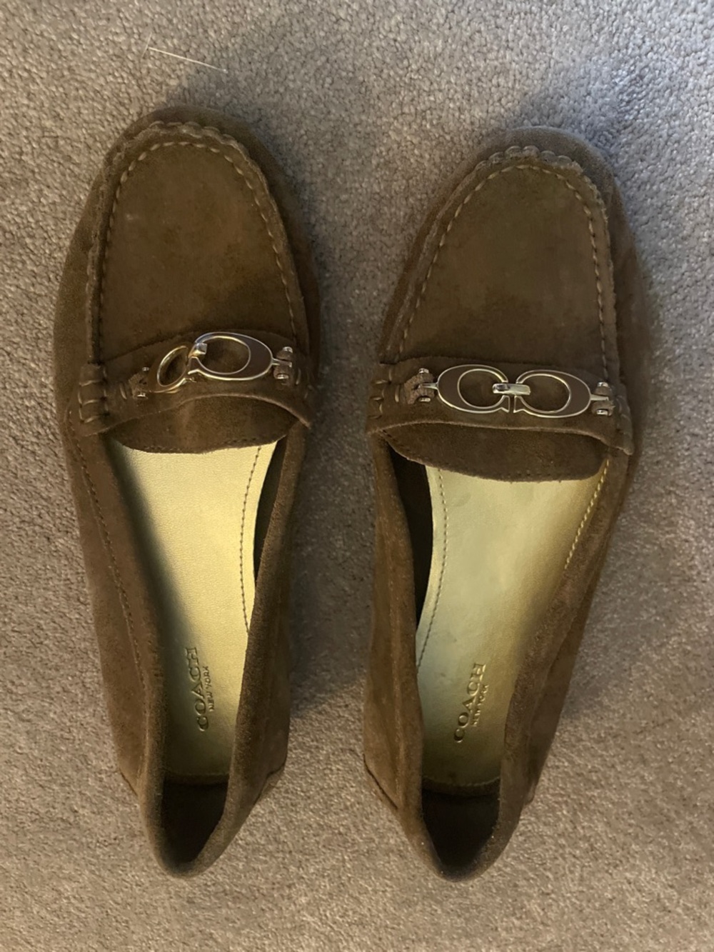 Coach women’s brown loafers size 8.5 - Picture 5 of 5